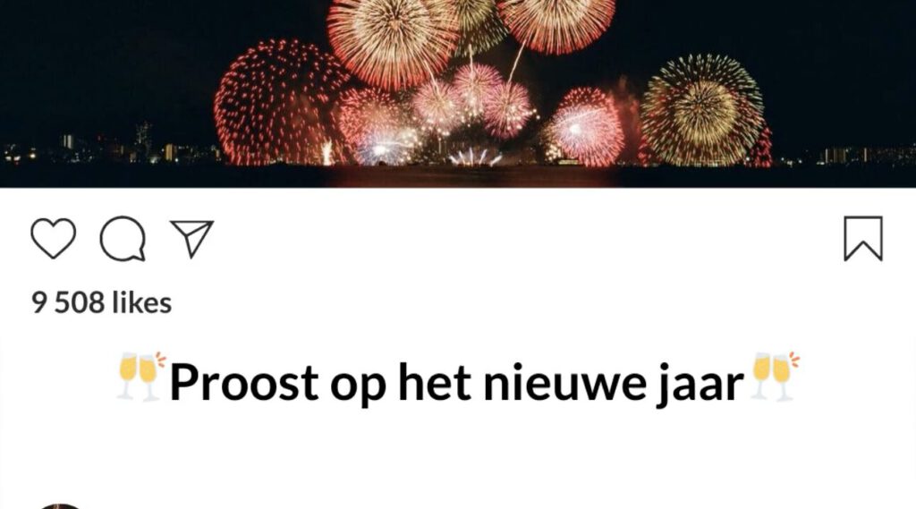 proost op het nieuwe jaar